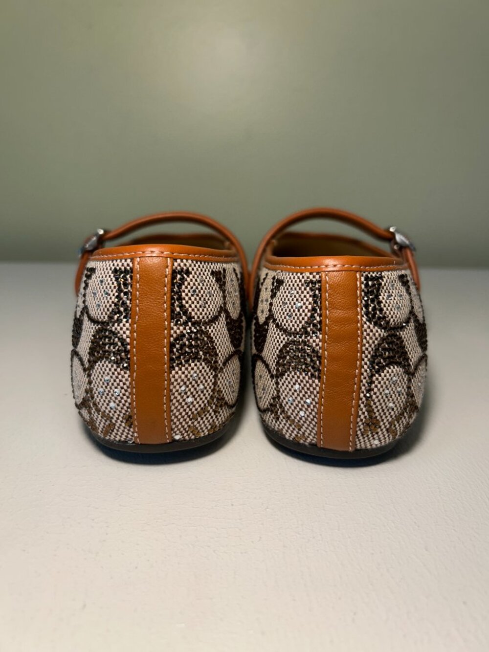 Coach Women's Crystal Signature Jacquard Mary Jane Shoes - Picture 9 of 15